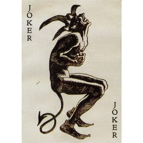demon tattoo joker card